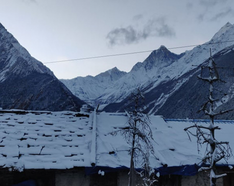 Chhangru and Tinkar areas in Darchula witness heavy snowfall (with photos)