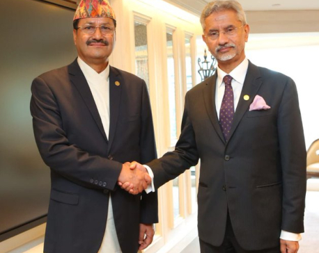Foreign Minister Saud meets his Indian counterpart Jaishankar