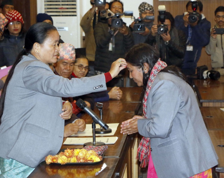 Lawmaker Bhattarai sworn in as member of federal parliament