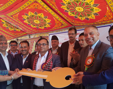 Reconstructed office buildings of five govt offices inaugurated in Sindhupalchowk