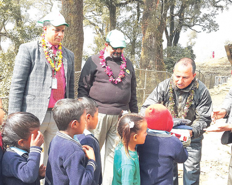 Nabil Foundation supports students in Dolakha