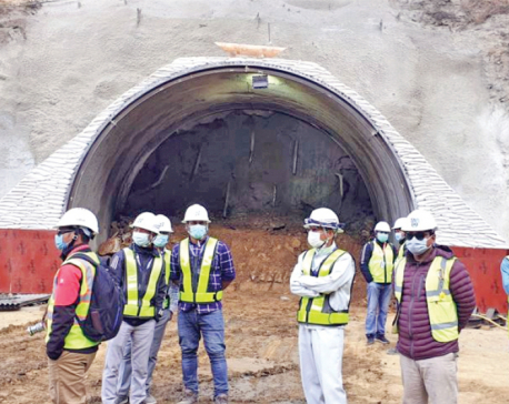 Construction of Nagdhunga tunnel pushed back for a year
