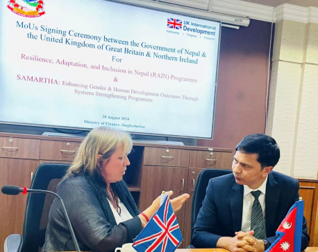 Nepal, UK sign grant agreement worth Rs 13 billion for climate resilience, empowerment of local levels