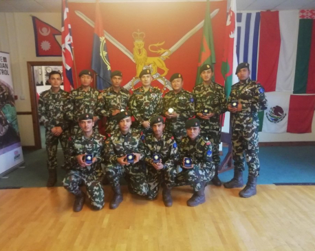 Nepal Army team bags gold medal in 'Exercise Cambrian Patrol 2019' held in UK (with photos)