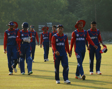 Nepal crush Malaysia in rain-curtailed match