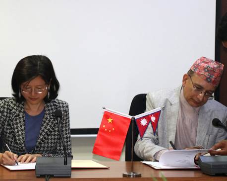 Chinese support to reconstruct Tatopani border point
