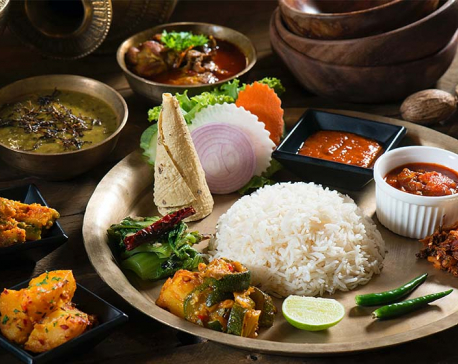 Doctors recommend healthy foods with limited intake of meat products, sugary items during Dashain