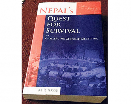 Former NPC veep Sharma releases Josse’s book on Nepal’s Quest for Survival