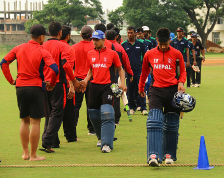Nepal bites dust in a nail-biting final practice match