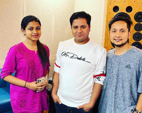 Indian Idol 12 winners Pawandeep and Arunita record their first Nepali song for Sikhar Santosh