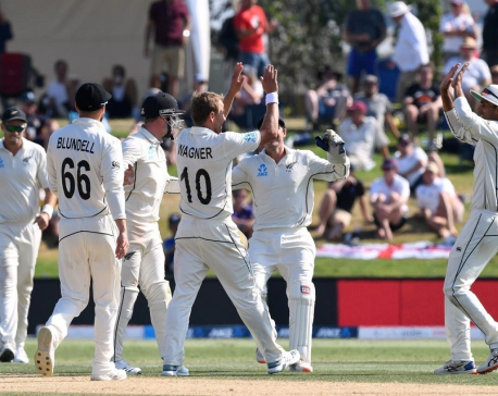 New Zealand beat England by innings and 65 runs in first test