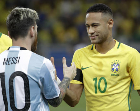 Brazil's Neymar takes honors, Messi returns for Argentina