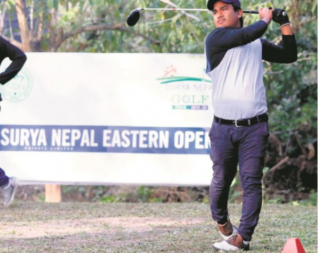 Niraj Tamang leads after first round
