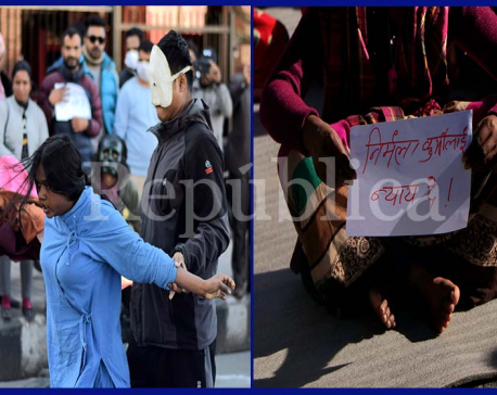 Street drama performed to demand justice for Nirmala Kurmi (Photo feature)