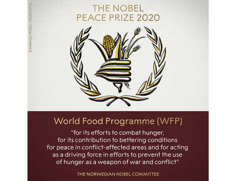 World Food Program bags Nobel Peace Prize