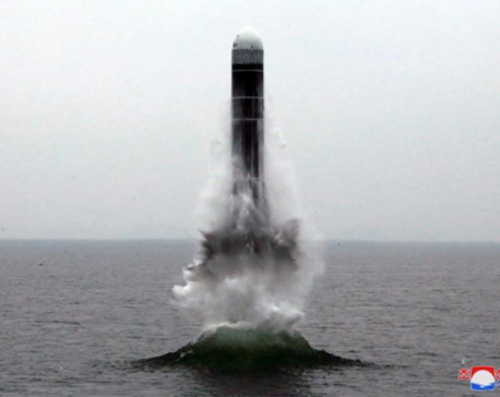 North Korea says it successfully tested new submarine-launched ballistic missile