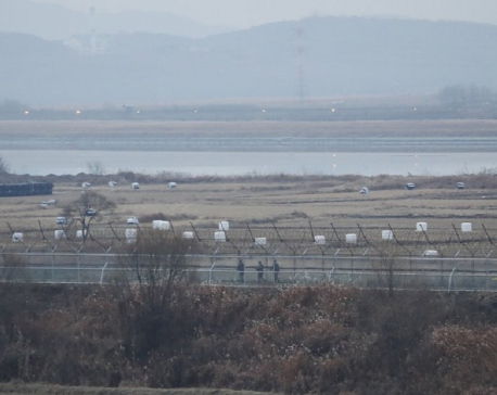 S Korea says troops exchange fire along N Korean border