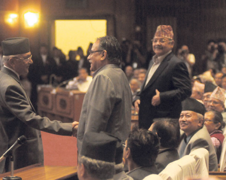 Oli bows out, way open for Dahal government