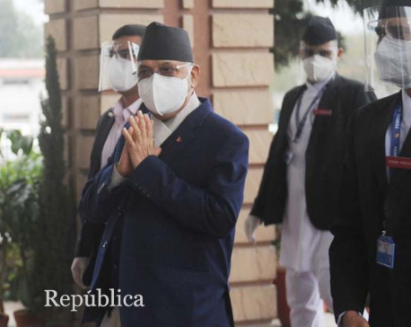 Vote on PM Oli’s trust motion to begin shortly, lawmakers reach parliament building (photo feature)