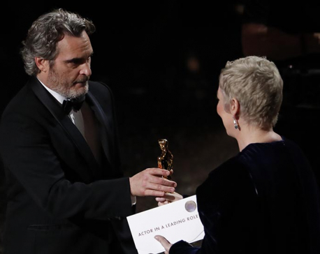 Joaquin Phoenix wins best actor Oscar for 'Joker'