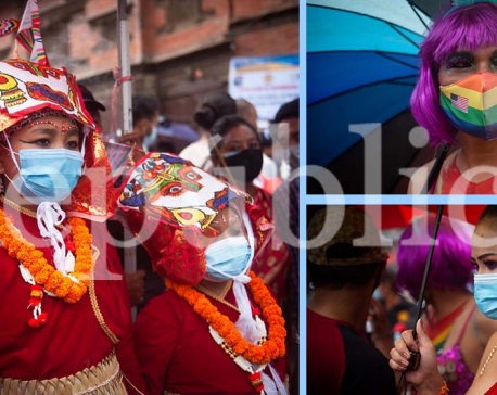 IN PICS: Gaijatra festival marked amid COVID-19 pandemic