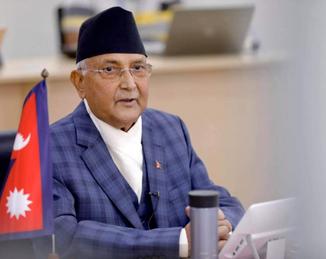 Prime Minister Oli to address nation at 3 pm today