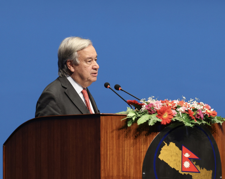 UN Secretary General delivers historic speech in Nepal’s parliament, says world can learn much from Nepal