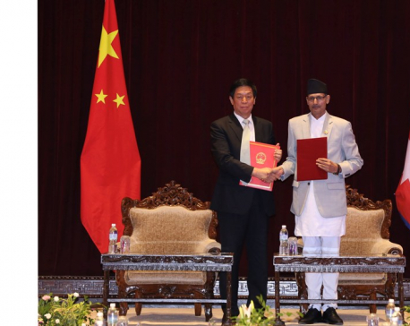 HoR Speaker Sapkota holds delegation level talks with his Chinese counterpart Li