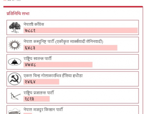 Rastriya Swatantra Party emerges as third largest in initial PR votes count