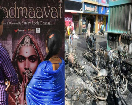 'Padmaavat' hits screen amid violence by Rajput outfits