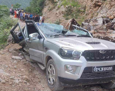 Palpa road accident: Three die on the spot