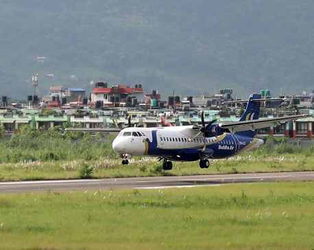 IN PICS: Pokhara Airport welcomes first passenger flight after a hiatus of six months