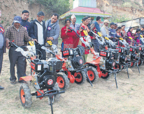 Power tillers make life easier for Gajuri farmers