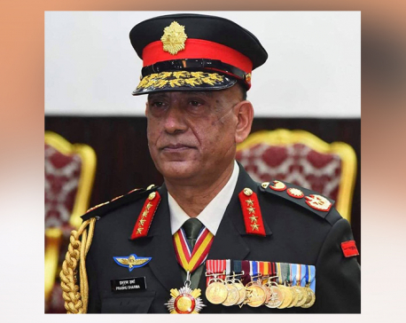 Nepal Army has not received any money, weapons or bombs through SPP: CoAS Sharma