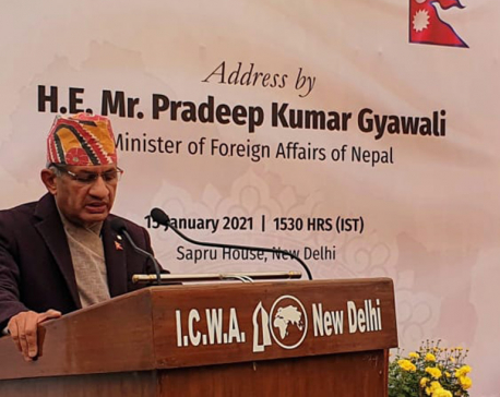 Nepal under India’s priority to supply COVID-19 vaccines: FM Gyawali
