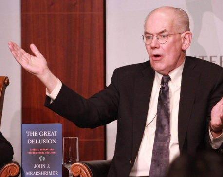 Nepal should stay neutral; have good relations with both India and China for its security, stability: Prof. Mearsheimer