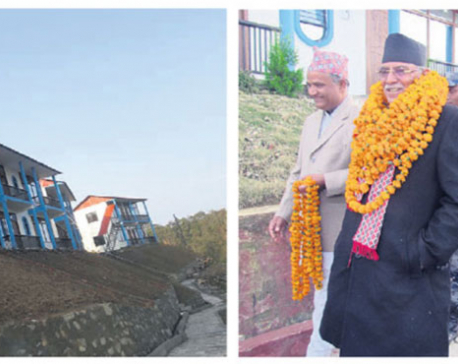 Former prime minister Pushpa Kamal Dahal inaugurates Rs 120-million resort in Sindhuli