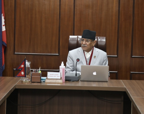 PM Dahal calls an emergency cabinet meeting following Pokhara’s plane crash incident