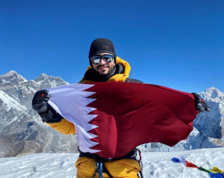 Qatari adventurer Fahad Badar climbs Ama Dablam summit