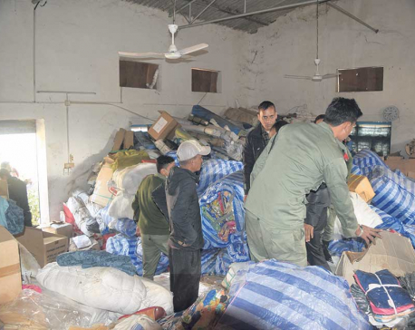 Relief materials rot in storehouse while quake victims battle with cold and hunger