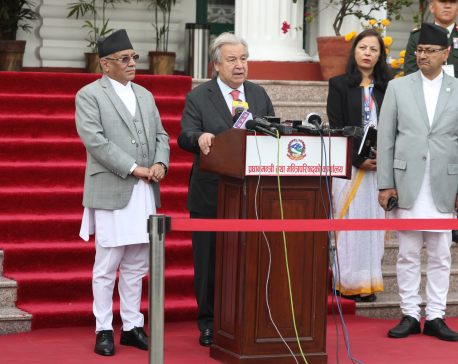 UN Secretary-General to address Nepal’s Federal Parliament on Tuesday; Speaker Ghimire asks MPs to appear in formal attire