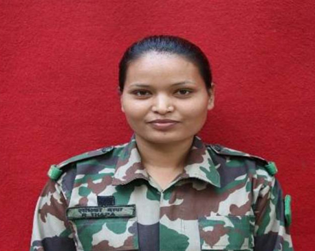 Radhika Thapa becomes first female soldier to complete Counter Insurgency and Jungle Warfare Training (With a list of first females in Nepal Army)