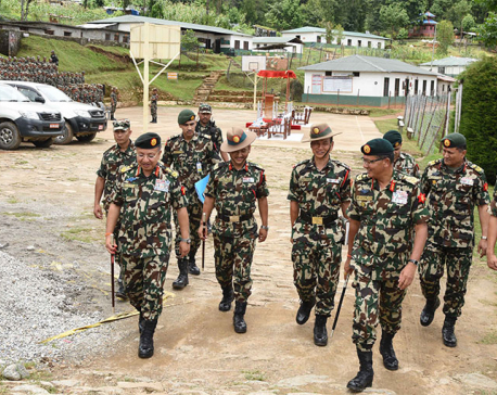 CoAS  Chhetri  inspects NA battalions