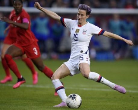 Rapinoe, Ertz among nominees for BBC women's player of the year