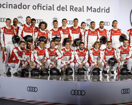 Madrid players take to go-karts, receive cars from sponsor