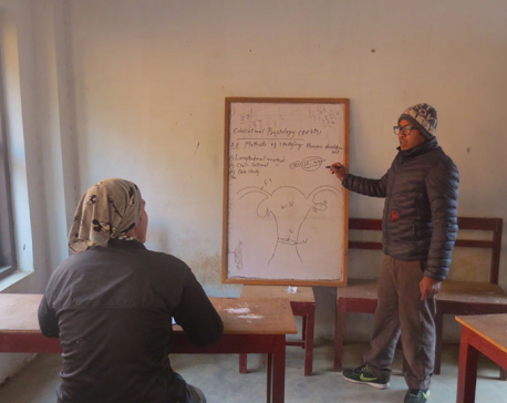 Five teachers for one student in Rolpa campus
