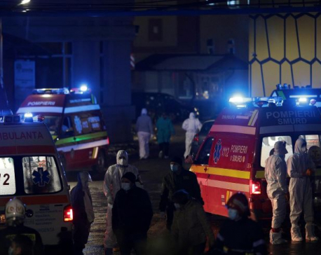 Fire at COVID-19 hospital in Romania kills four patients