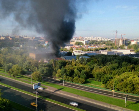 Fire sweeps through Russian warehouse, killing 17 workers