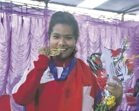 Chaudhary claims gold in women’s weightlifting