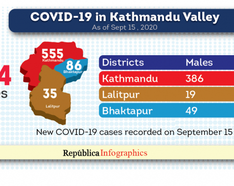 Kathmandu Valley’s COVID-19 tally surges to 12,924 with 676 new cases in the past 24 hours